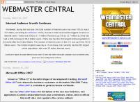 WEBMASTER CENTRAL
